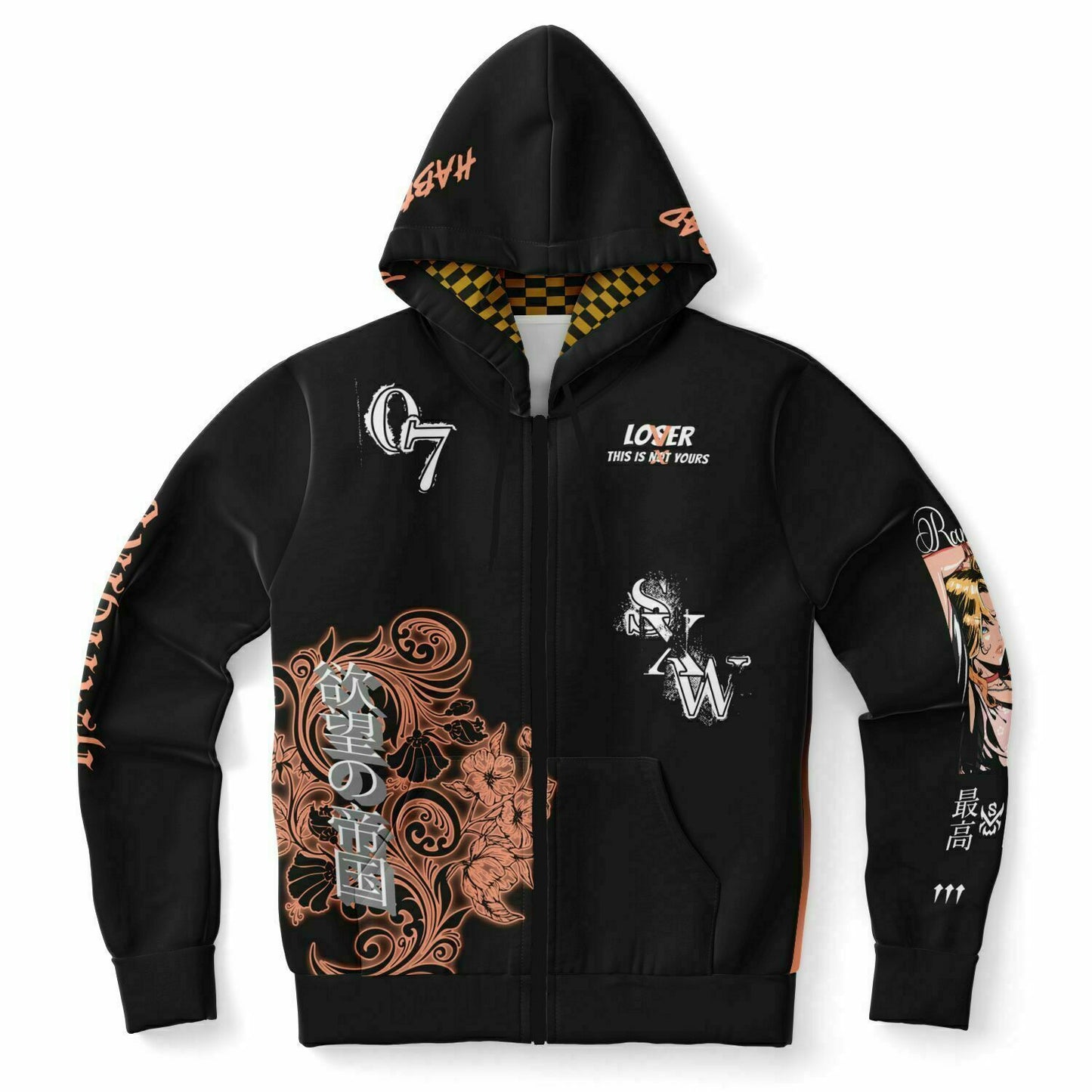 Goddess Zip-Up Hoodie