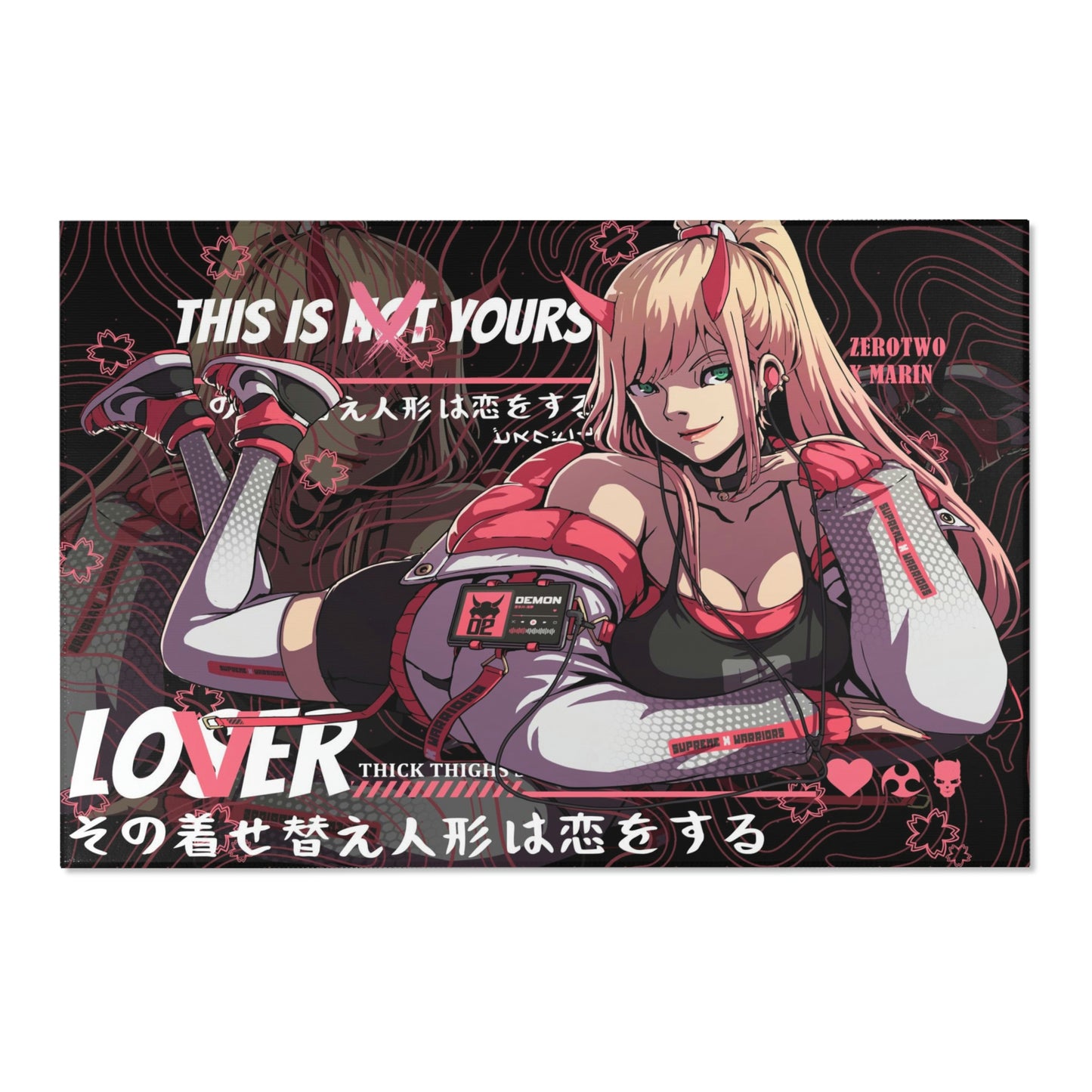 "Lover" v2 / Area Rugs