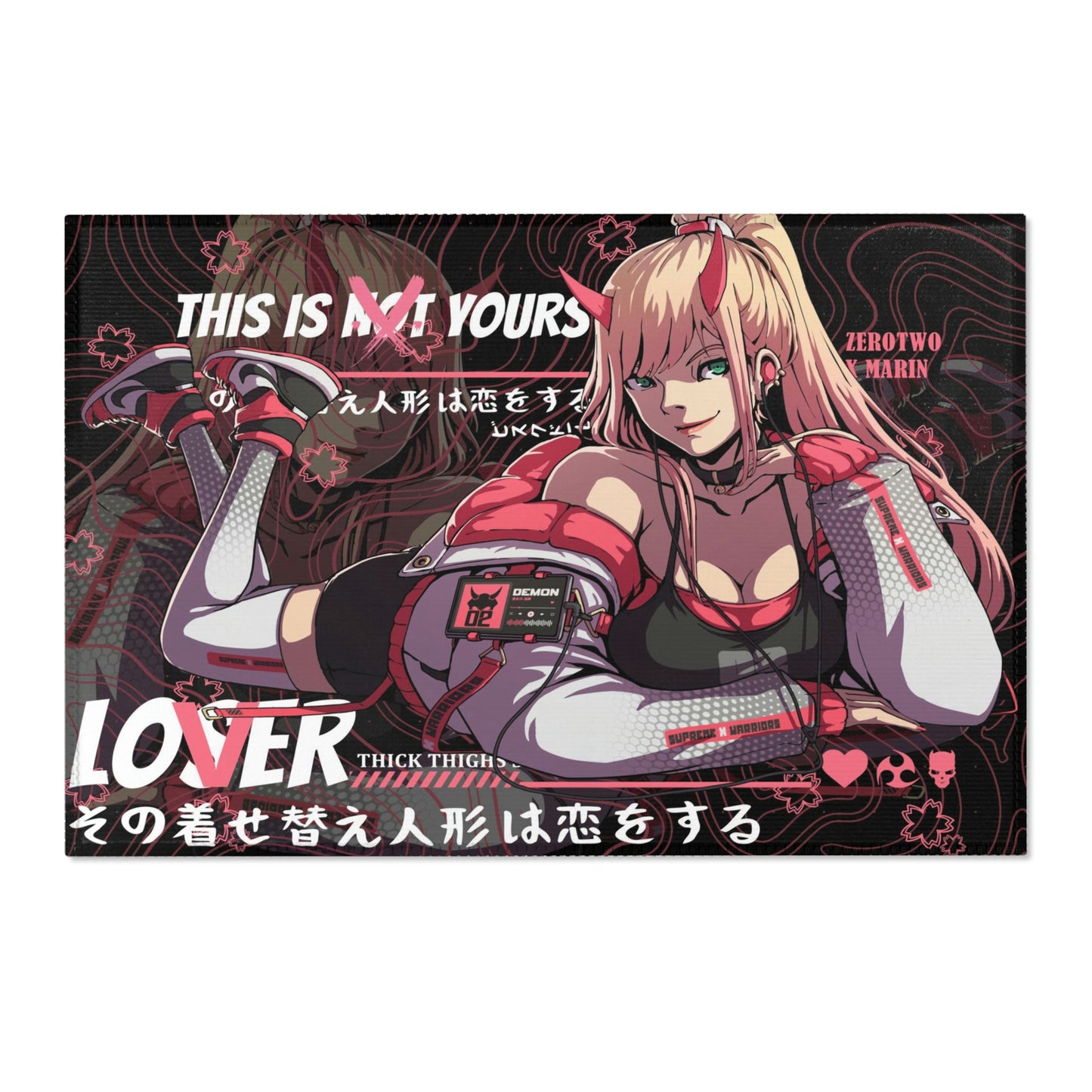 "Lover" v2 / Area Rugs