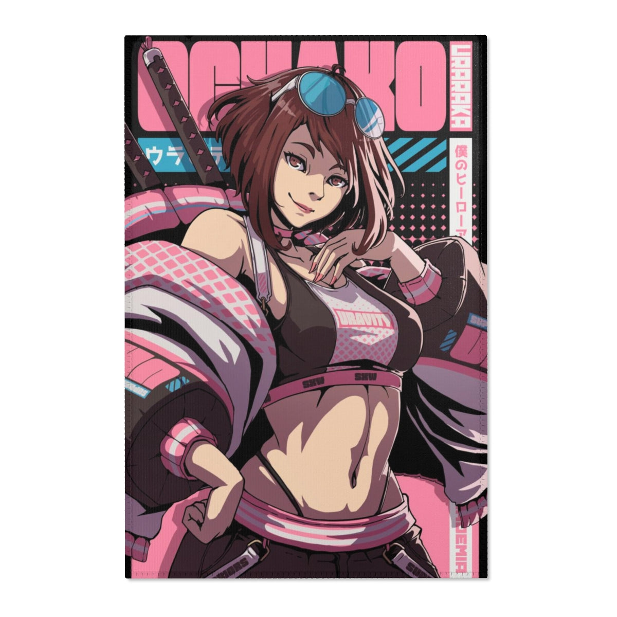 SUPREMEXWARRIORS "Ochako" Area Rugs