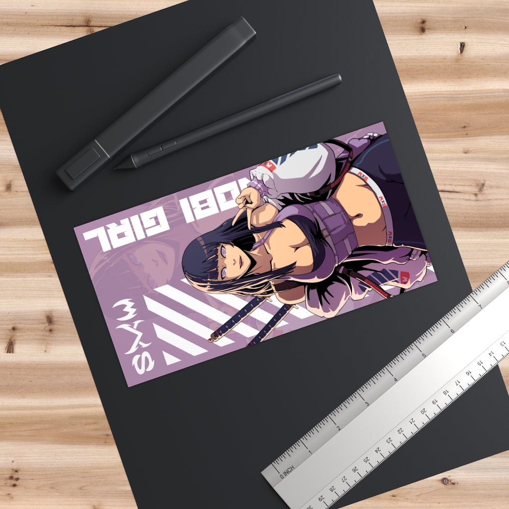 SUPREMEXWARRIORS "Shinobi Girl" Bumper Sticker