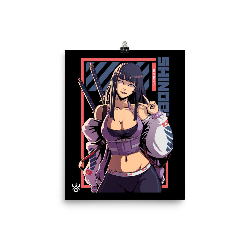 SUPREMExWARRIORS "Shinobi Girl" Mini Print