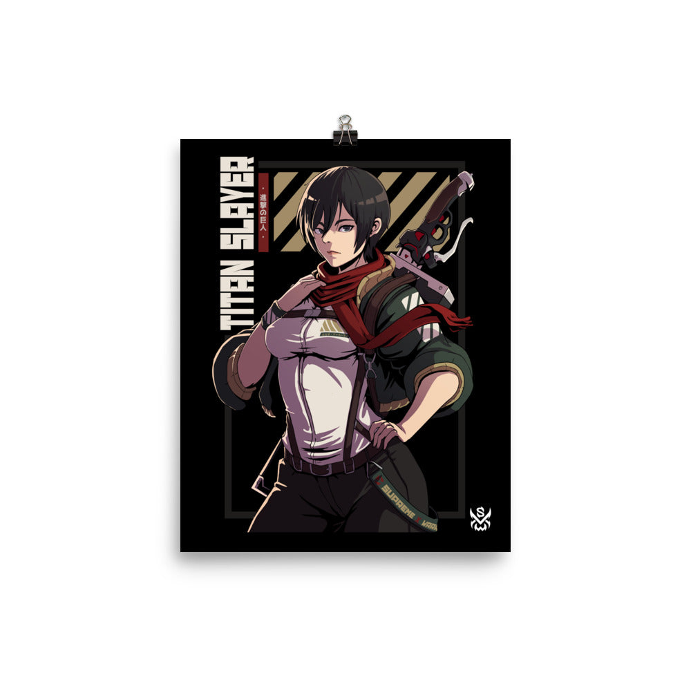 SUPREMExWARRIORS "Titan Slayer" Mini Print