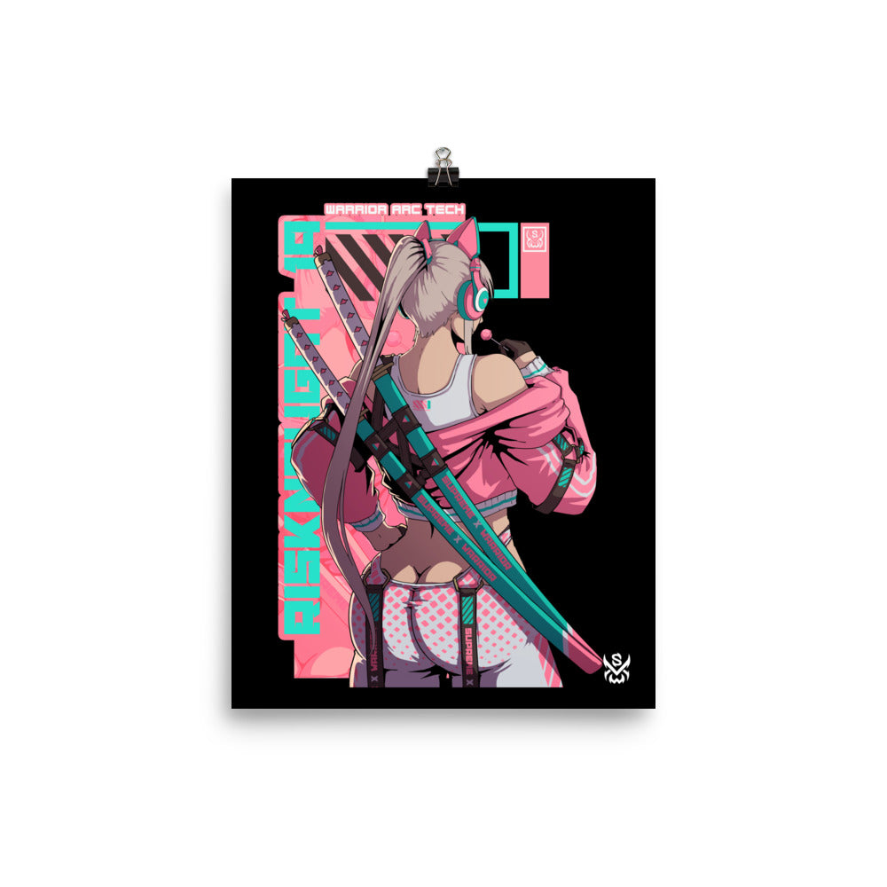 SUPREMExWARRIORS "RISKNOUGAT 19" Cyberpunk Mini Print