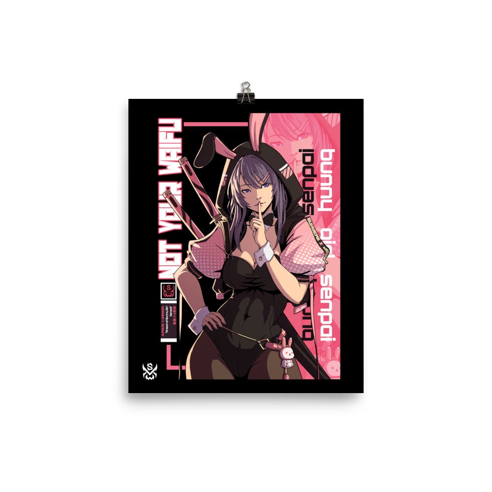 SUPREMExWARRIORS "Bunny Girl" Print Mini Print