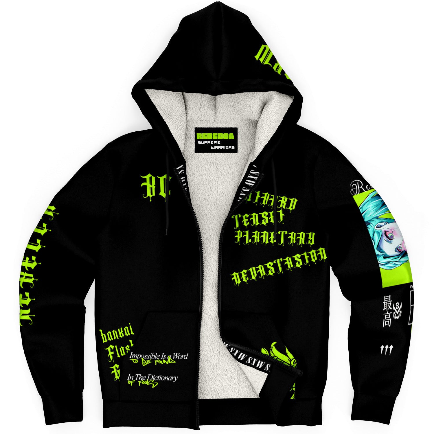 Rebecca / Zip-Up Hoodie – SUPREMEXWARRIORS